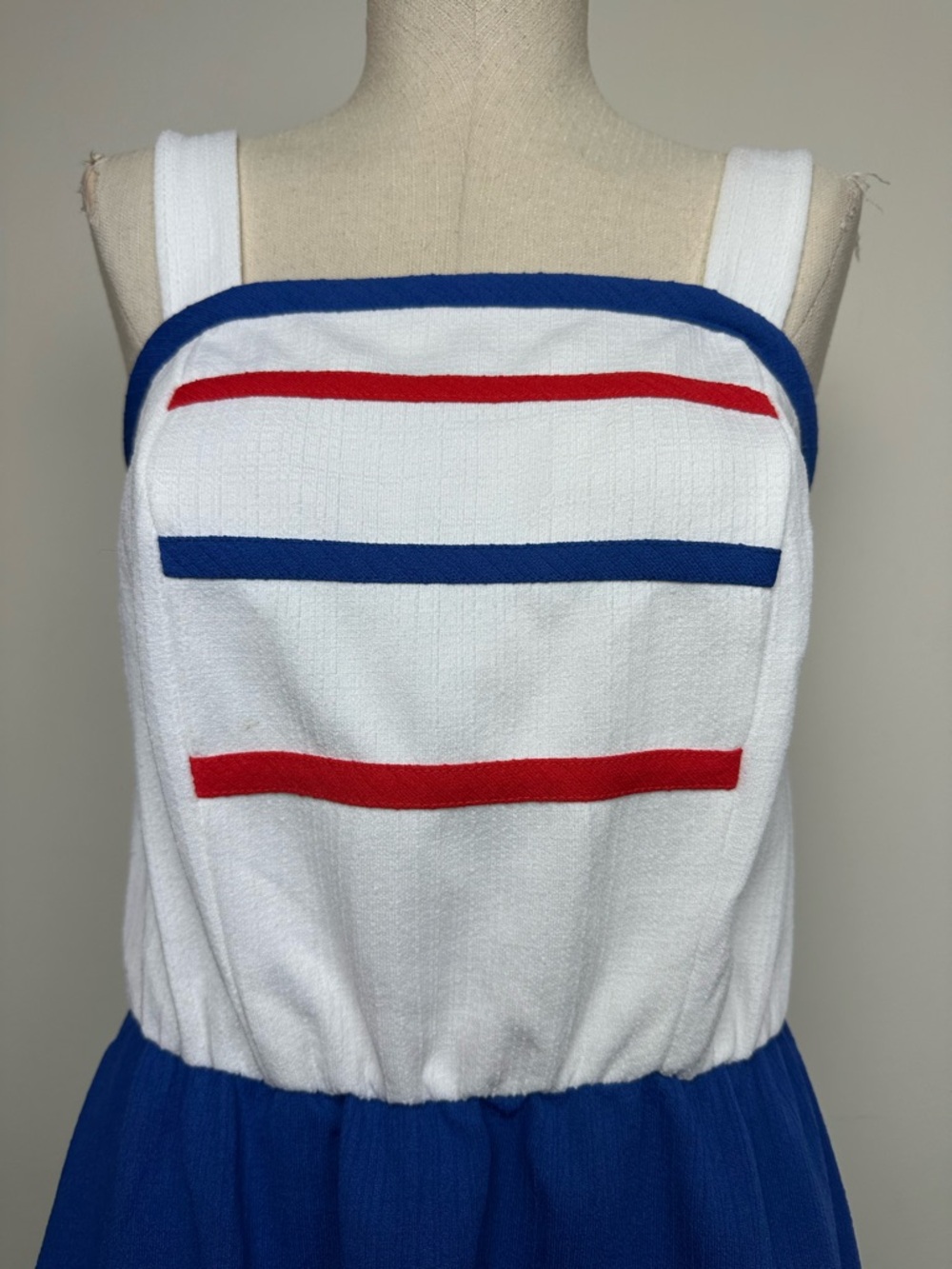 Vintage 80s Patriotic Dress - Picture 3 of 8